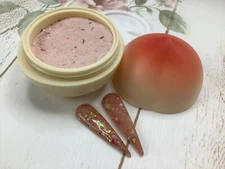 Andri Nails Glitter Acrylic Powder Peach 30g