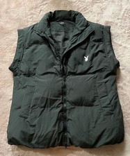 Playboy Mens Bunny Puffer Vest Full Zip Black Women Medium/large Full Zip