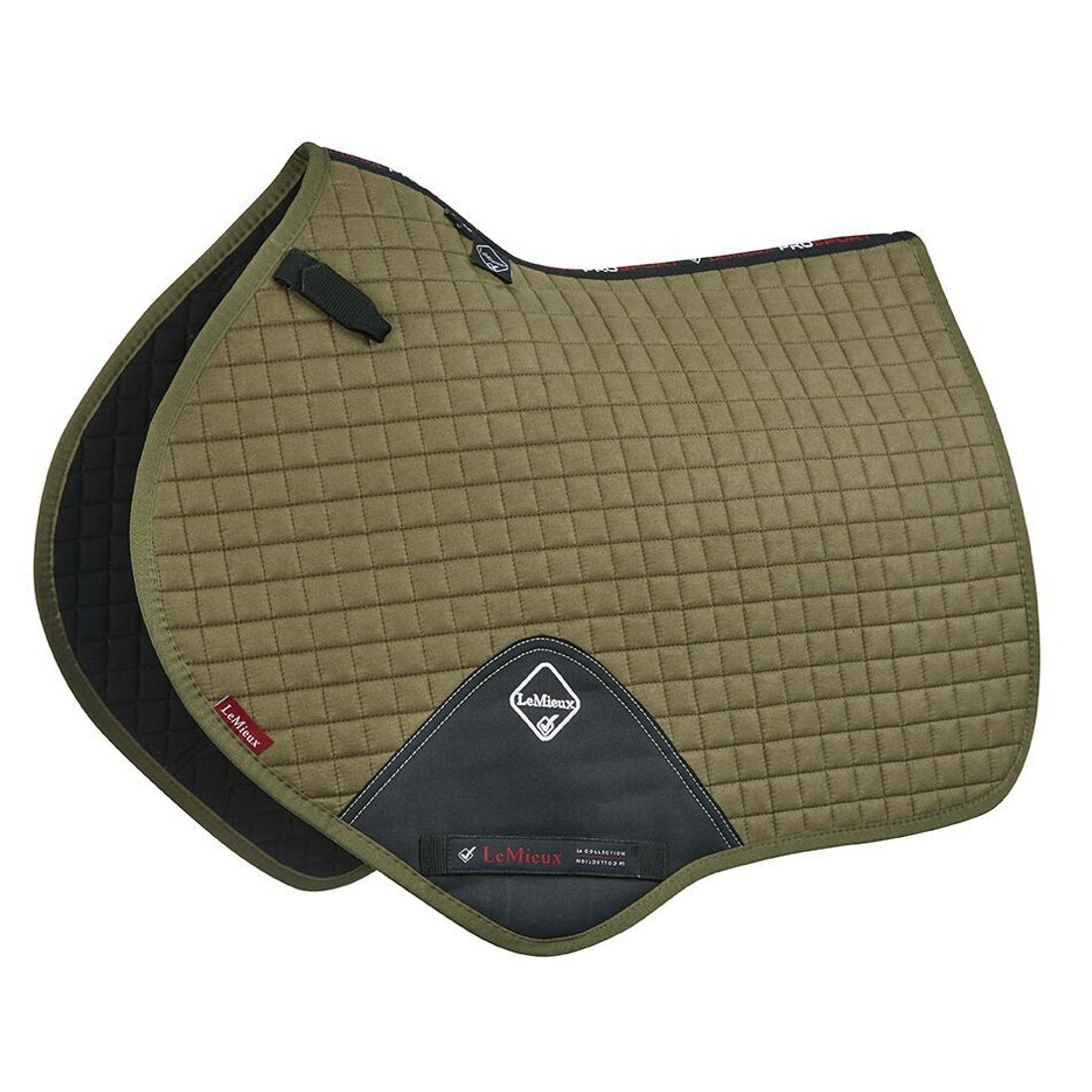 LeMieux ProSport Close Contact Jumping Suede Square Saddle Pad LeMieux ProSport Close Contact Jumping Suede Square Saddle Pad