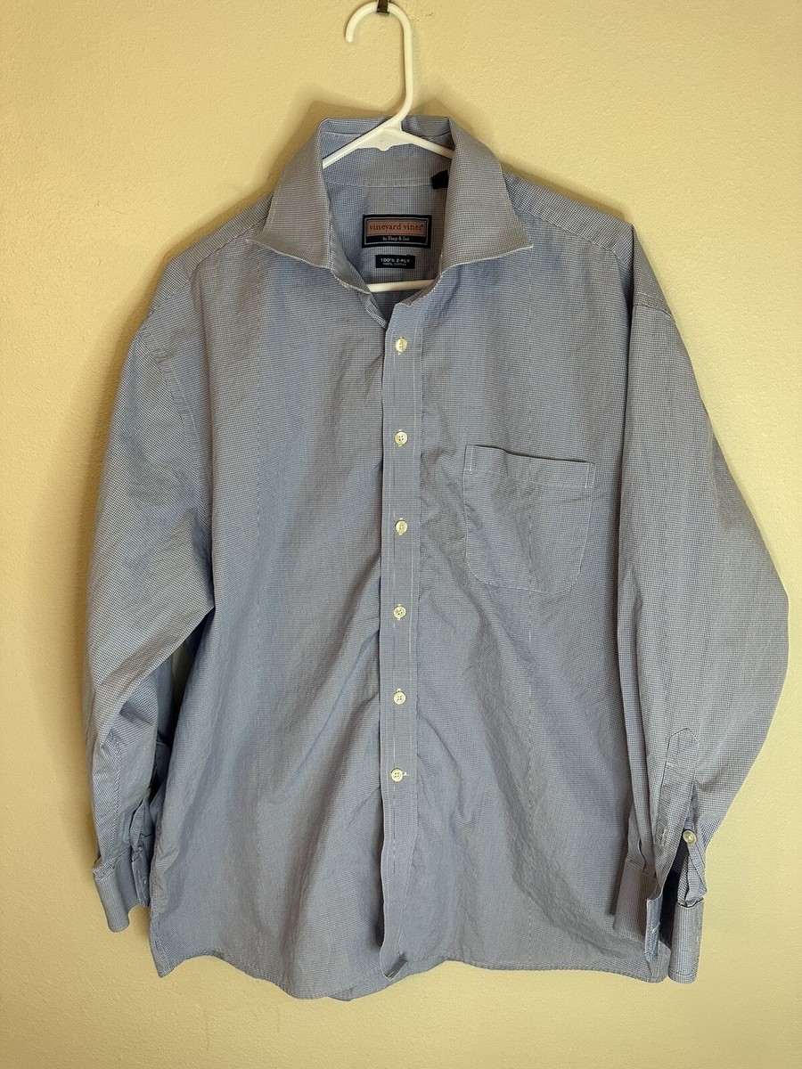 vineyard vines long sleeve dress shirt Vineyard Vines Mens On-The-Go Plaid Long Sleeve Button Down Shirt ShopCGX