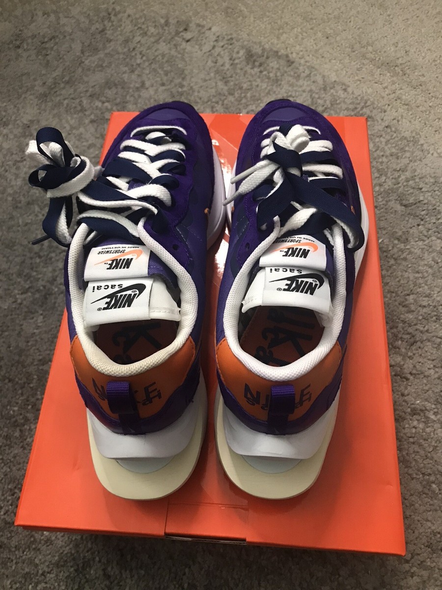 Nike x Sacai VaporWaffle Dark Iris DD1875-500 Men's Shoes Sneakers