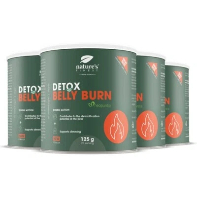 NATURE'S FINEST BY NUTRISSLIM Detox Belly Burn X 4 Powerful Formula to eliminate belly fat.By Nature Finest
