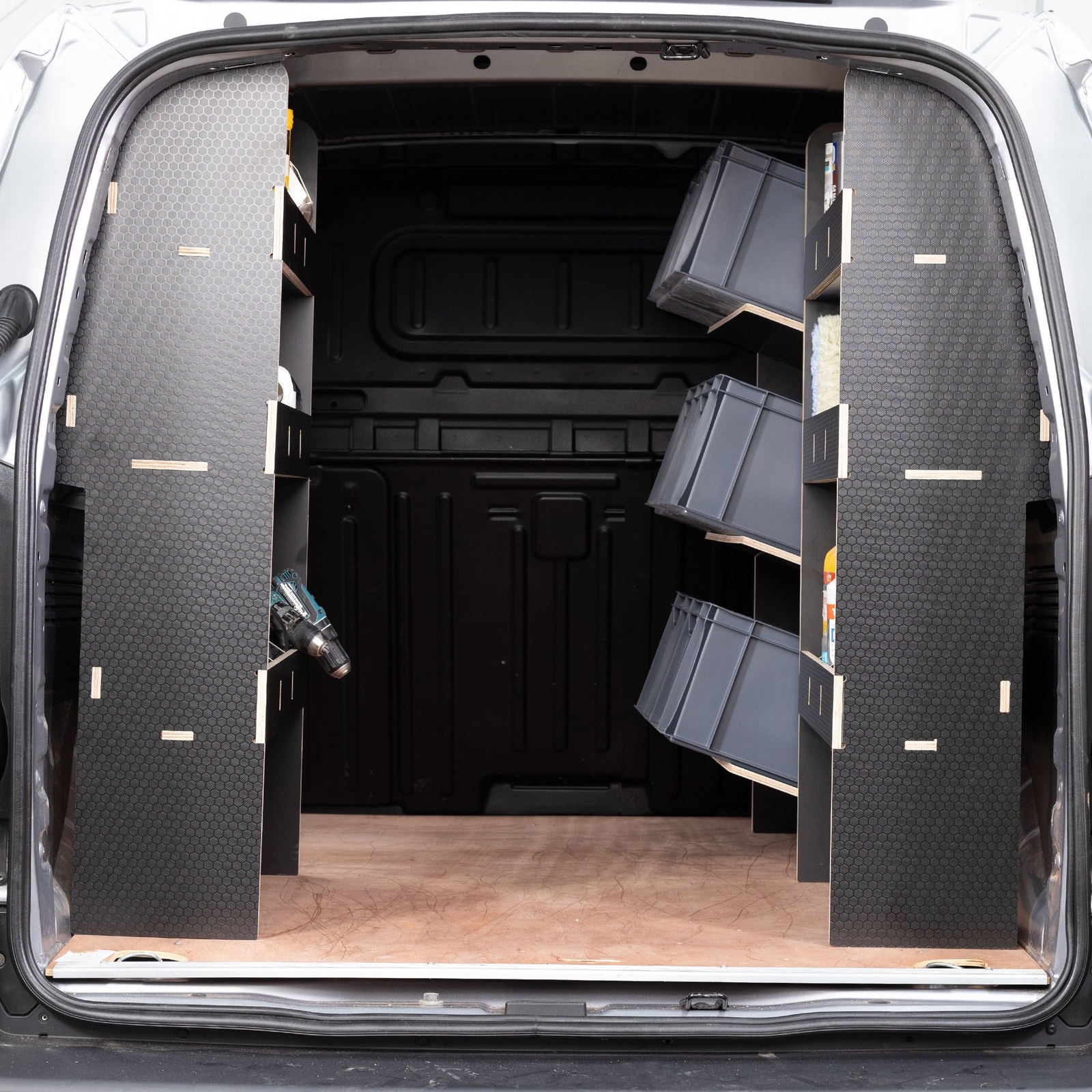 Peugeot Partner L1 (Standard) 2018+ Triple HEXABOARD Van Racking Shelving System