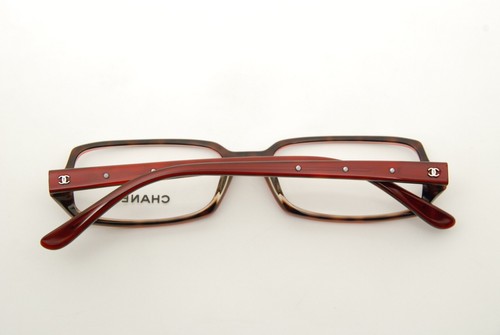 Rare Authentic Chanel 3117-H c859 53mm Burgundy Havana Frames Glasses Italy - Picture 11 of 12