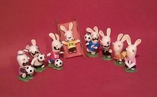 WM - EM Rabbids verrückte Fussballa SET 8 Figuren - unbespielt TOP Zustand RAR