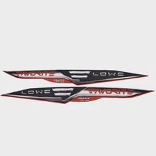 Lowe Boat Main Graphic Hull Decal 2408270 | Favorite 198 (Set of 2)