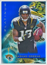 2015 Topp Platinum - Rashad Greene - Jacksonville Jaguars - BLUE - RC - #109