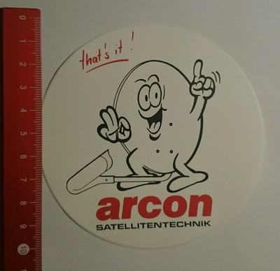 Aufkleber/Sticker: Arcon Satrllitentechnik (17081658)