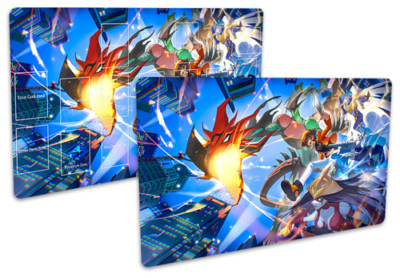 No.3757 Yugioh TCG Playmat Yuki Elemental Hero Burstinatrix Wingman Sparkman