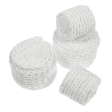 4 Rolls Meat Packaging Tool Siew Braided Rope Netting Mesh Sausage Noose