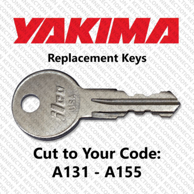 Pair Yakima Roof Rack Keys – Cut To Your Code, Licensed Locksmith, A131-A155