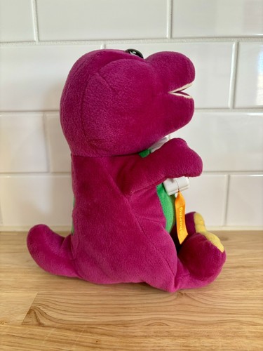 TESTED 2002 Barney the Dinosaur Best Manners Singing Plush Toy Light Sound WORKS - Picture 5 of 8