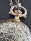 Vintage Napier © Gold Plate Photo Locket  Pendant with Chain – Ornate — photo 7