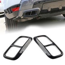 Exhaust Muffler Tail Pipe Cover Black Fit Land Rover Range Rover Sport 2018-2019