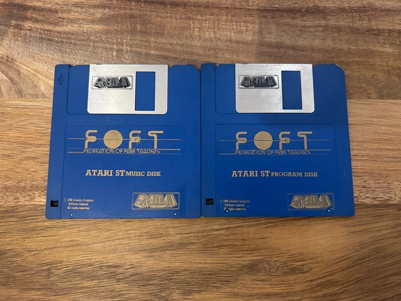 FOFT Federation Of Free Traders Atari ST Game Gremlin Graphics Vintage 1988