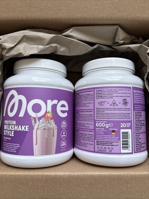 More Nutrition Protein Milkshake Strawberry Neu OVP,600g