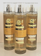 ICED LEMON POUND CAKE fragrance mist body spray BATH  BODY WORKS 8 OZ NEW x3