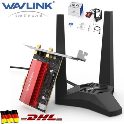 WiFi 7 BE8800 Bluetooth 5.4 PCIe WLAN Karte für Intel Desktop PC Windows 11/10