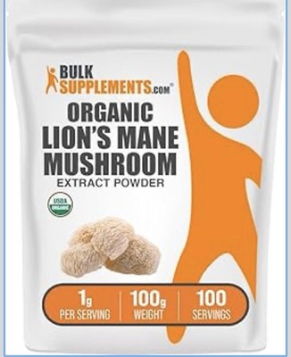 Lion s Mane Mushroom Extract Powder Organic Non GMO