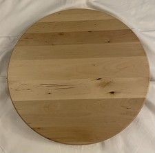 Ikea Wooden Lazy Susan/Centerpiece Solid Wood Birch 15"  Snudda Preowned EUC
