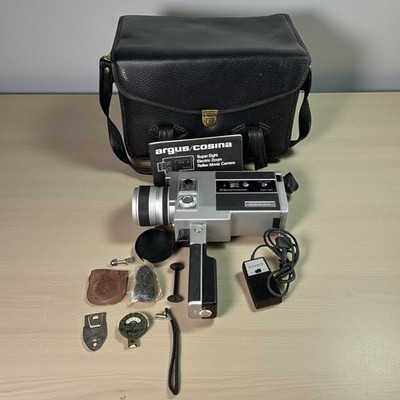 Argus Cosina Model 708 Super 8 Movie Camera & Case Vintage | eBay