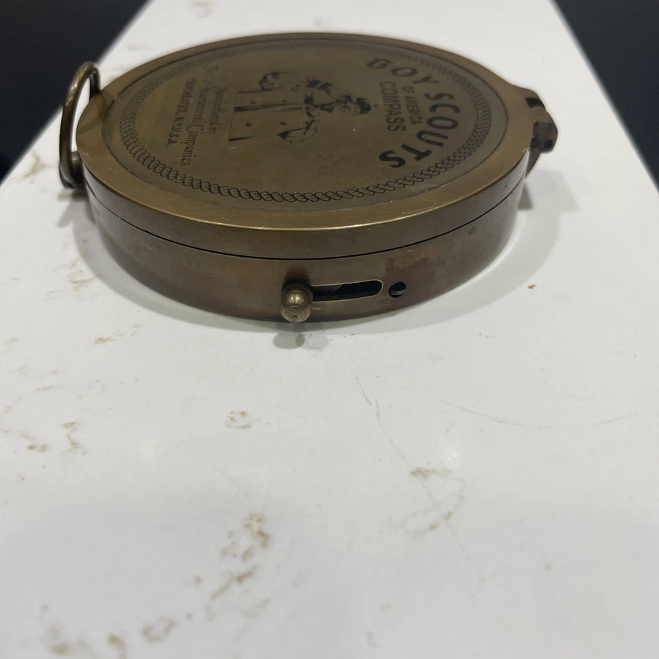 Brújula Boy Scout of America vintage. Hecho en Rochester, NY Foto 3 de 4