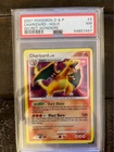 Pokemon 2007 Diamond and Pearl Secret Wonders Charizard Holo Bleed PSA 7