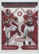 2018 Panini Contenders Draft Picks Bo Scarbrough Derrick Henry #4 y0i