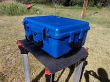 Genuine Pelican 1560 Case.  with some Foam - with wheels.