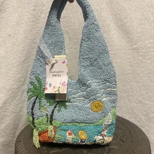 Viral Handcrafted Beach Beaded Bag Purse Made In India Marshall’s TJ Maxx