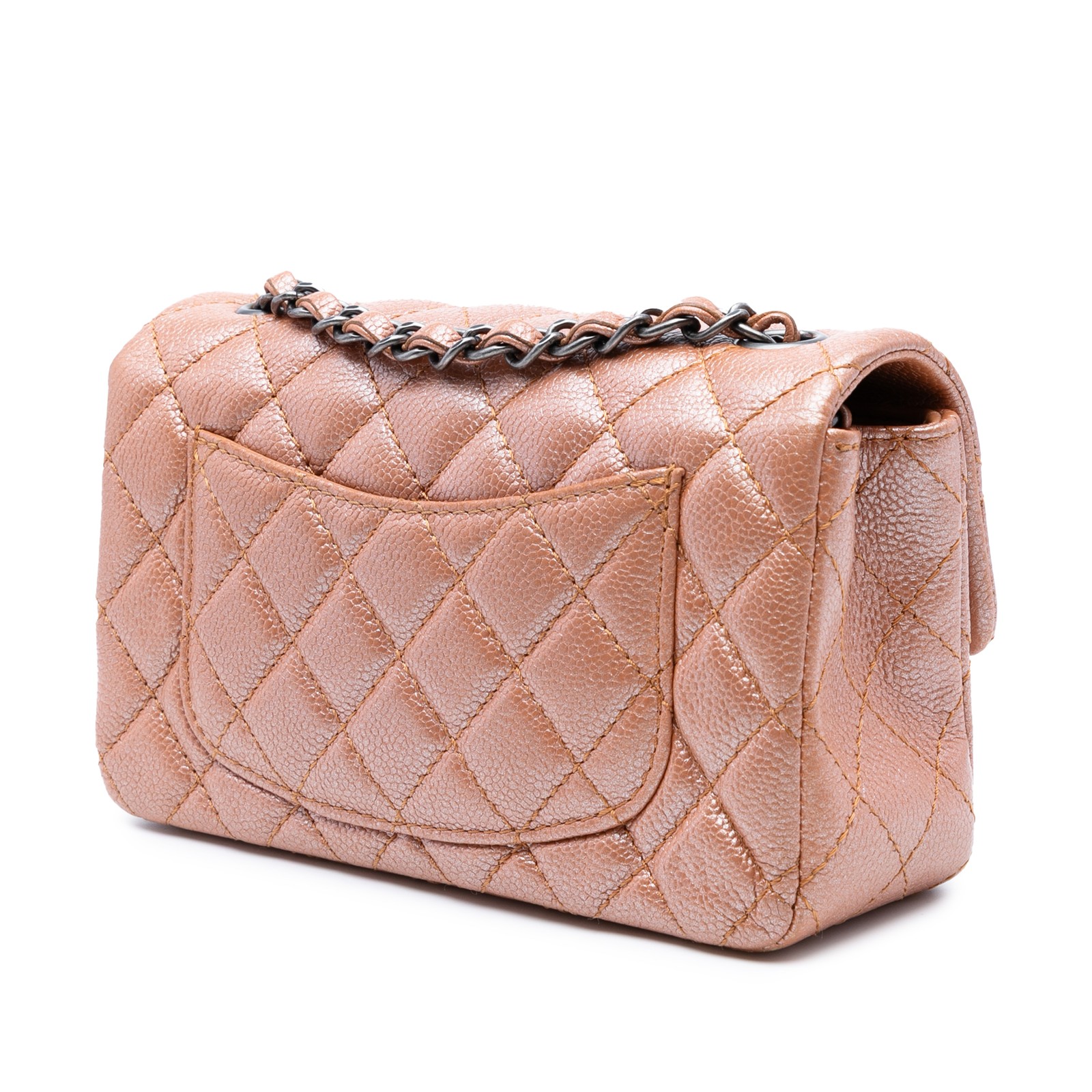 Authenticated Chanel Mini Rectangular Classic Met… - image 2