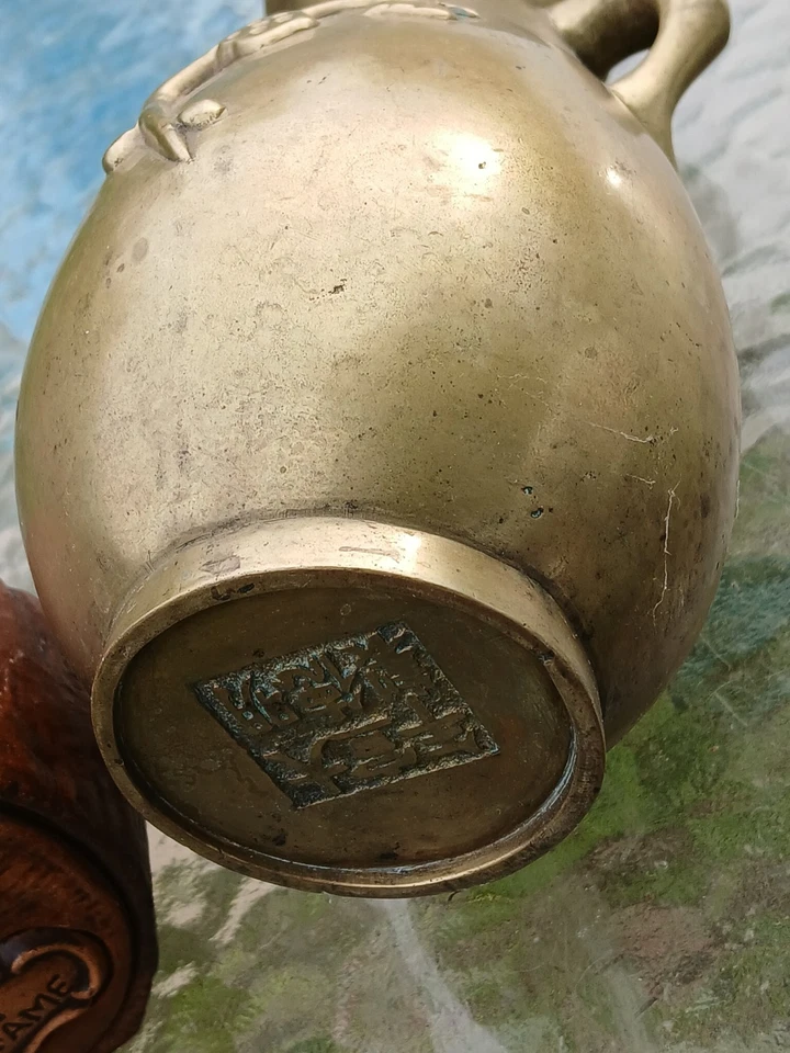 Jarrón ramita flor Ming chino "Hecho en la Gran Dinastía Ming, período Xuande" Foto 4 de 4