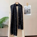 Chanel Classic Ice Silk Monogram Women's Decorative Square Scarf/Shawl 90*180cm — photo 3