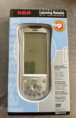 RCA Universal Learning Remote Control Backlit Touchscreen 9 Devices RCU1010~NEW