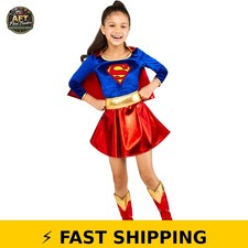 Rubies Supergirl Costume Dress for Kids, Medium 8-10