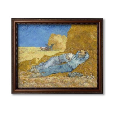 codiarts. 3D Relief Kunstdruck Vincent van Gogh Mittagsruhe 40x50 cm Zertifikat