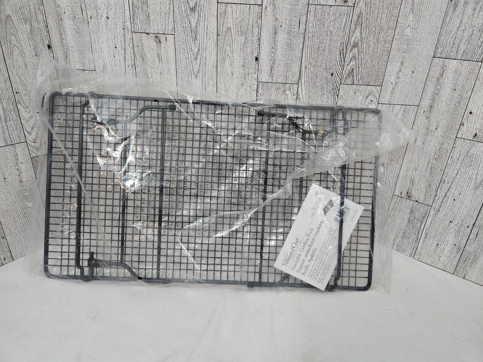 NEW In PKG Pampered Chef Stackable Cooling Rack #1587