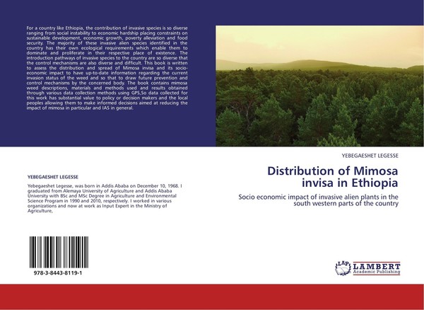 Distribution Of Mimosa Invisa In Ethiopia Yebegaeshet Legesse-image