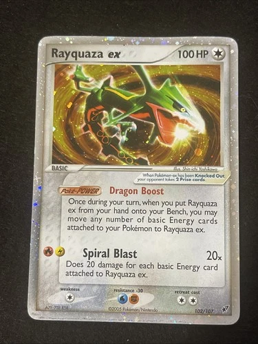 Rayquaza EX 102/107 Deoxys Holo