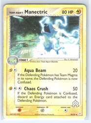 Team Aqua's Manectric 29/95 EX Team Magma vs Team Aqua Uncommon