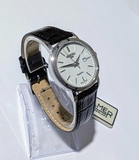 Roamer Ladies Watch with White Dial Black Leather Strap 709844 41 25 07