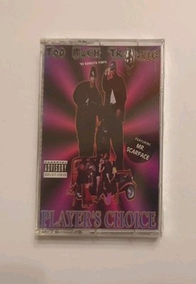 Too Much Trouble TMT Players Choice Cassette Tape Scarface Rap A Lot  Sealed New