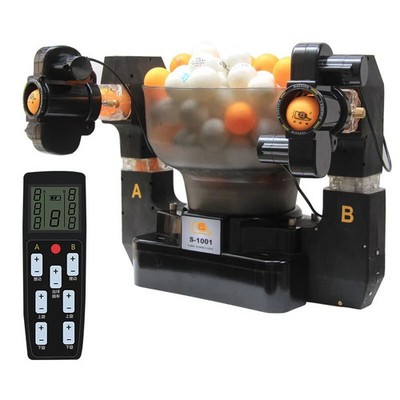 S1001 Automatic Table Tennis Serve Robot Two Service Heads Ping Pong Robot