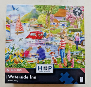 HOP BIG500 piece Jigsaw WATERSIDE INN used COMPLETE excellent condition