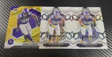 Danielle Hunter Mosaic Football Card Lot - Gold Wave, White & White Sparkle 