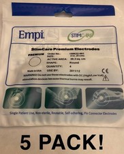 Empi Premium Electrodes 2" Round Electrodes - 5 Bags - 20 Total Inside USA 2008