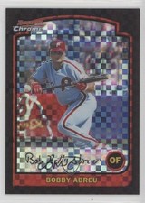 2003 Bowman Chrome X-Fractor Bobby Abreu #19 0x4k
