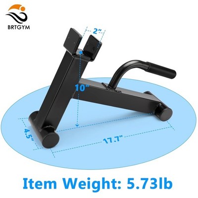 Black Powder Coated Barbell Stand, 600lb Capacity