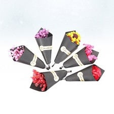  6 Pcs Mini Bouquet De Fleurs Séchées Ornements La Saint-Valentin