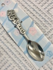 Baby Spoon Lead-free pewter Made in USA, Baby Gift, Baby Shower